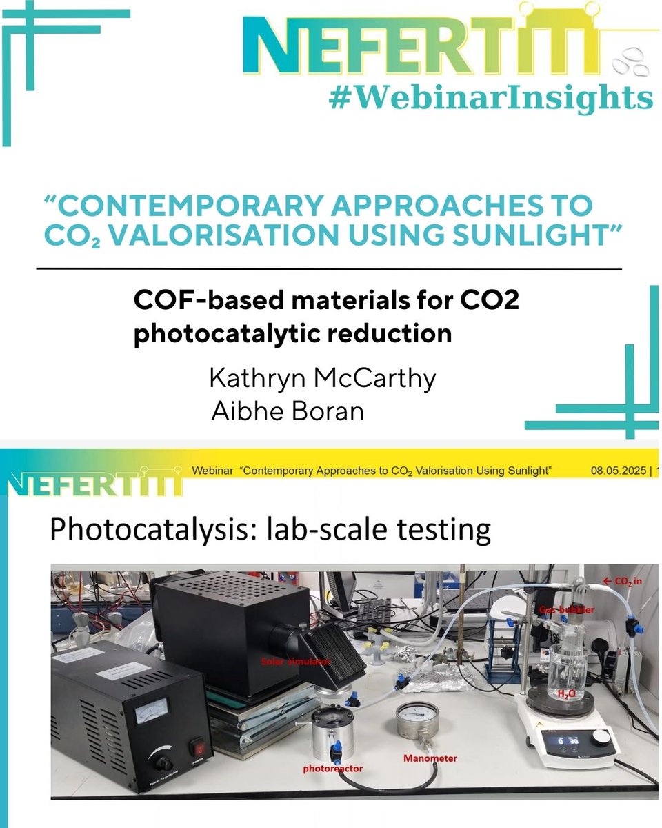 NefertitiEU (@nefertitieu) on Twitter photo ๐#WebinarInsights
๐นKathryn McCarthy & Aibhe Boran from <a href="/uniofgalway/">Ollscoil na Gaillimhe | University of Galway</a> gave a presentation titled โCOF-based materials for CO2 photocatalytic reductionโ
๐ทprojectnefertiti.eu/2025/05/16/nefโฆ
#NEFERTITI #eufunded #h2020 ๐#WebinarInsights
๐นKathryn McCarthy & Aibhe Boran from <a href="/uniofgalway/">Ollscoil na Gaillimhe | University of Galway</a> gave a presentation titled โCOF-based materials for CO2 photocatalytic reductionโ
๐ทprojectnefertiti.eu/2025/05/16/nefโฆ
#NEFERTITI #eufunded #h2020