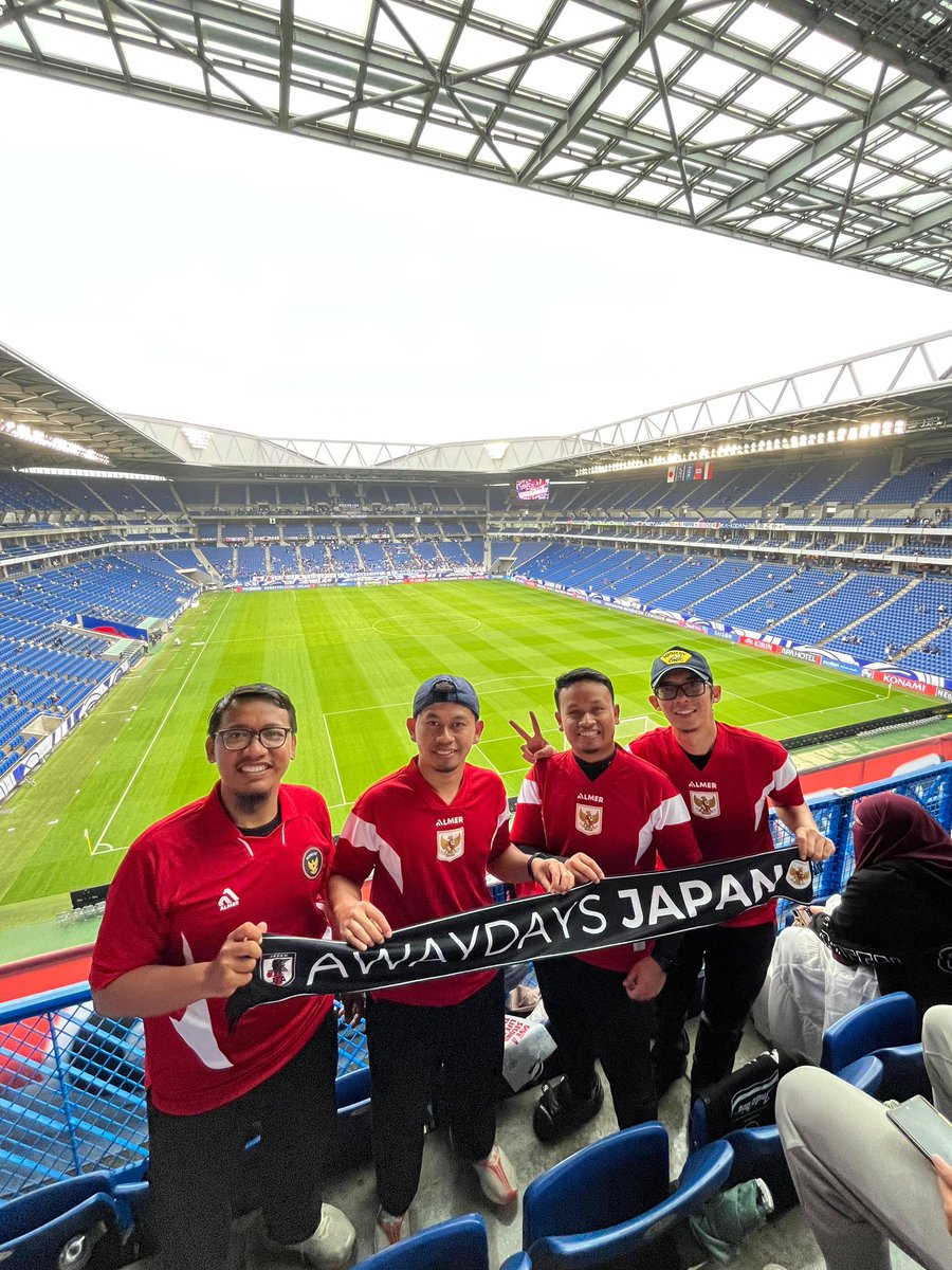 ONONE MUNG BISMILLAH 🇯🇵🇮🇩

Letss goo timnas Indonesia!
Panasonic Suita Stadium Osaka
Japan vs Indonesia | 10 Juni 2025 | FIFA QWC Round 3