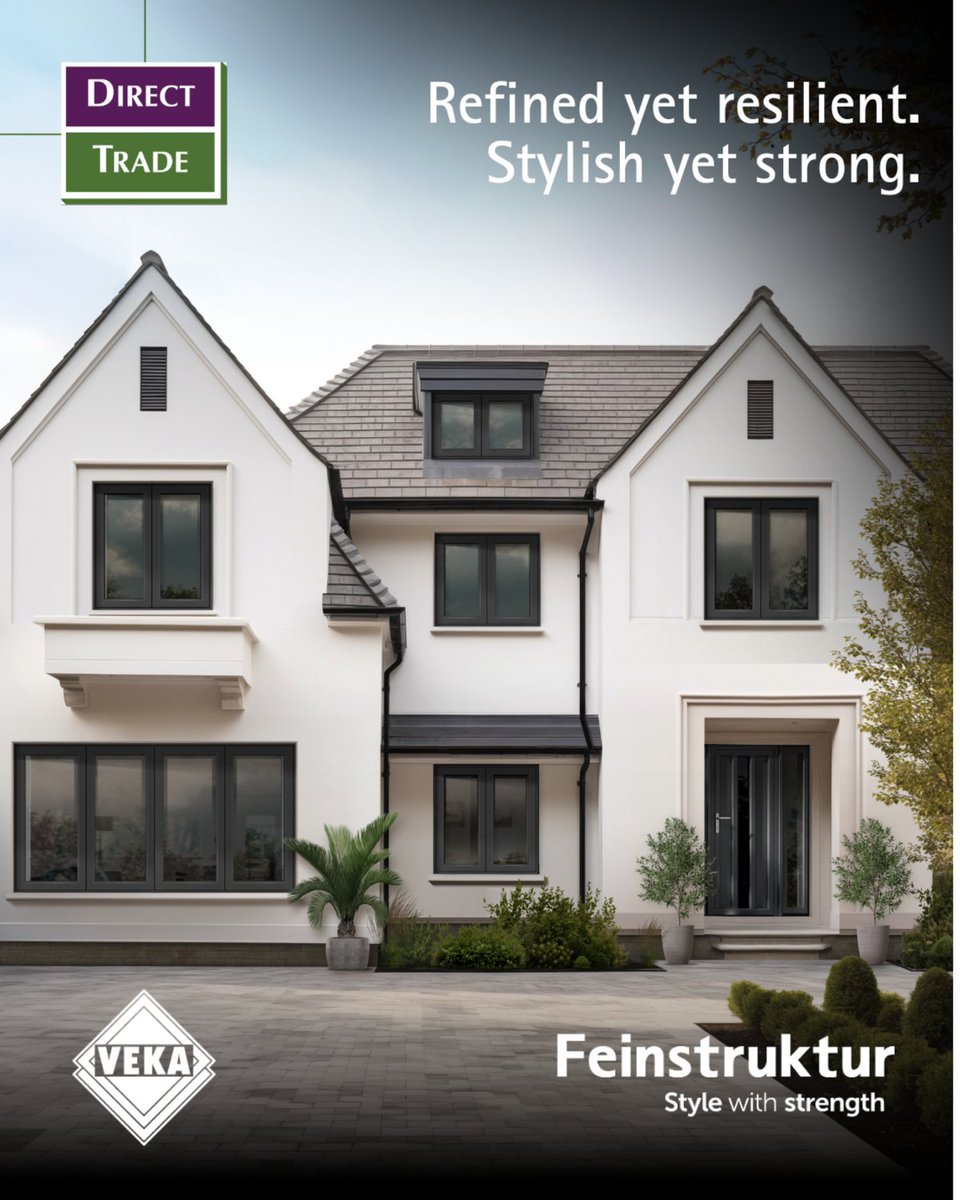 NEW: Feinstruktur Foil by VEKA – Now Available from Direct Trade! 

Feinstruktur is a game-changing decorative foil that gives PVCu windows and doors the sophisticated look of powder-coated aluminium.

Download the brochure at: directtradeltd.co.uk/wp-content/upl…