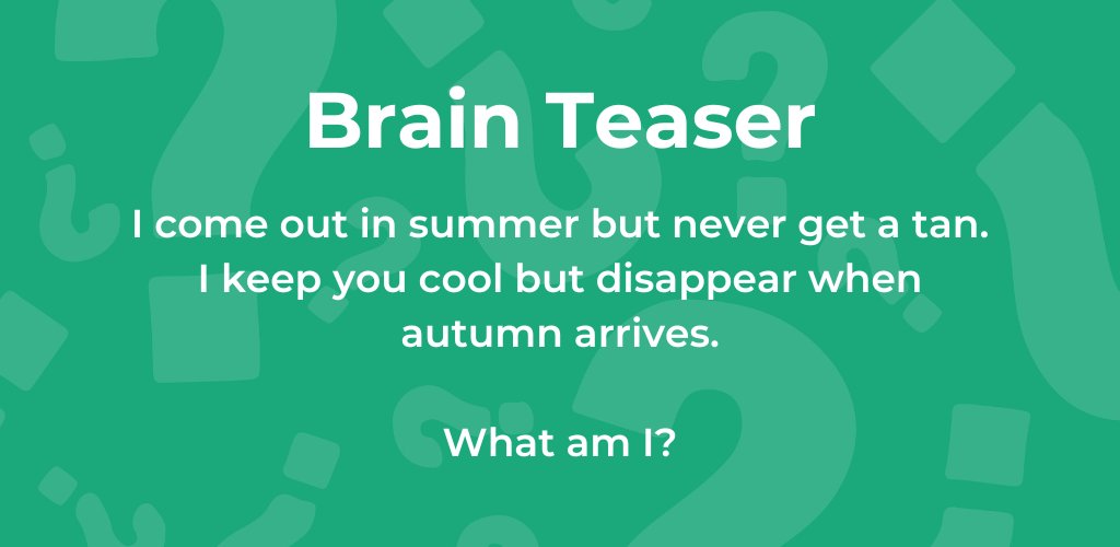 This week's #TriviaTuesday is giving us serious summer vibes 🌞

Got the answer? Drop it in the comments 💬

👀 Brownie points if you can name a retailer where you can get cashback on one!