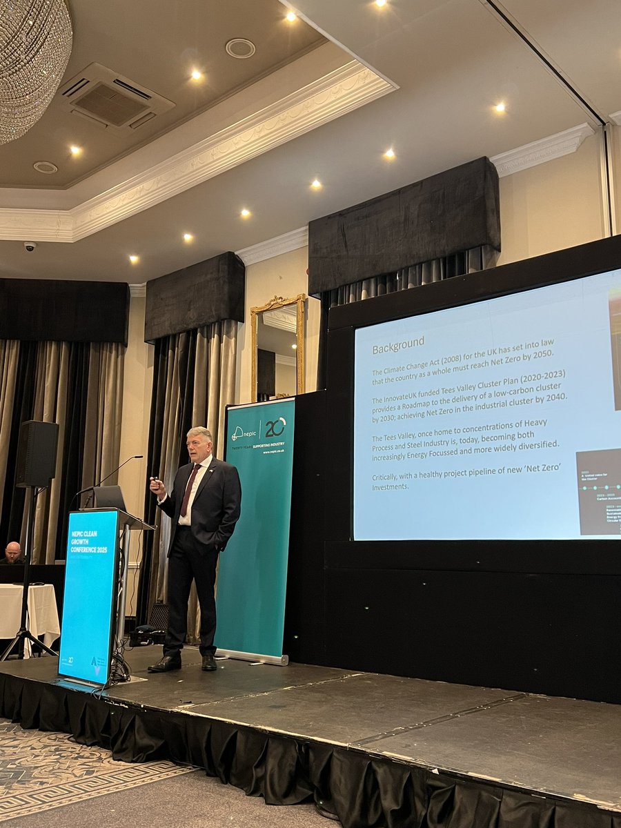To open this morning’s conference, we are hearing from Daren Smith of Industrial Net Zero Leadership Group, speaking about net zero and the global outlook. 

#NEPICCleanGrowth25
