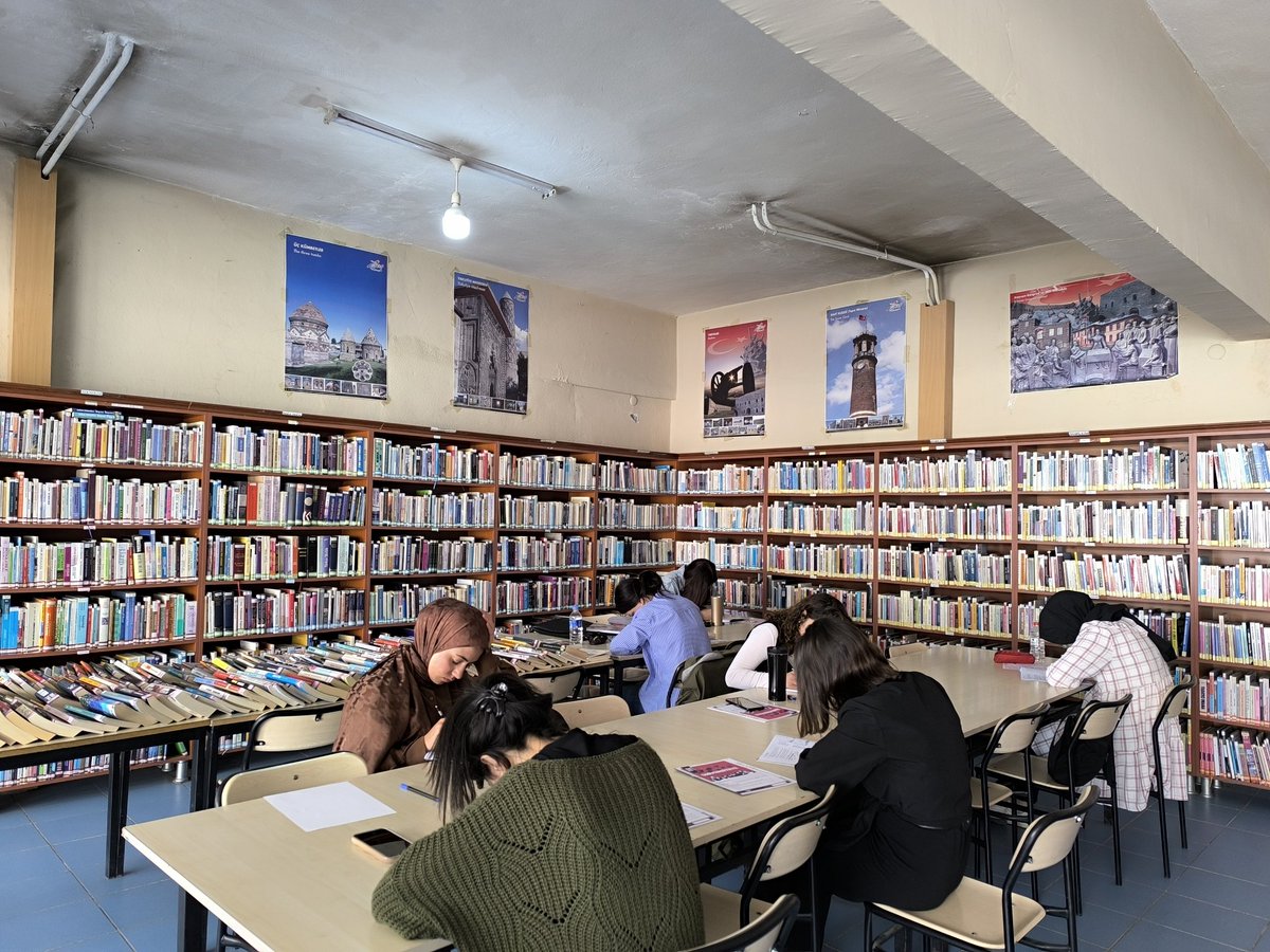 7. Tyt denememizi gerçekleştirdik

Her Salı ve Çarşamba günü saat 10:00'da 1 #Tyt 1 #Ayt olmak üzere deneme sınavlarımız devam edecektir

Kütüphanemize bekleriz 🇹🇷🇹🇷🇹🇷 

<a href="/TCKulturTurizm/">T.C. Kültür ve Turizm Bakanlığı</a>
<a href="/KTBKYGM/">KYGM</a>
<a href="/Erzurumiktm25/">ERZURUM İL KÜLTÜR VE TURİZM MÜDÜRLÜĞÜ</a>
<a href="/titizonur/">Onur Titiz</a>
<a href="/ahmet_yer/">Ahmet Yer</a>
<a href="/etkinkutuphane/">Etkin Kütüphane</a>
<a href="/isaibsencerihk/">Erzurum İsmail Saib Sencer İHK</a>
<a href="/karayazigovtr/">T.C. Karayazı Kaymakamlığı</a>