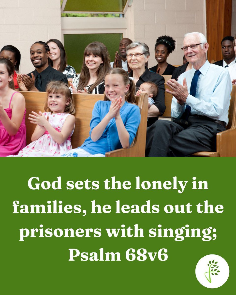 'God sets the lonely in families, he leads out the prisoners with singing; but the rebellious live in a sun-scorched land.' Psalm 68:6 #dailyword #bible #christian #LonelinessAwarenessWeek