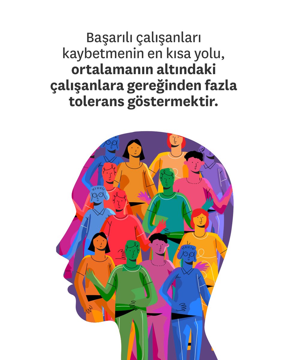 Gallup verilerine göre, işine bağlı çalışanlar arasında bile düşük performans gösterenlere tolerans varsa işten ayrılma oranı %24 artıyor.