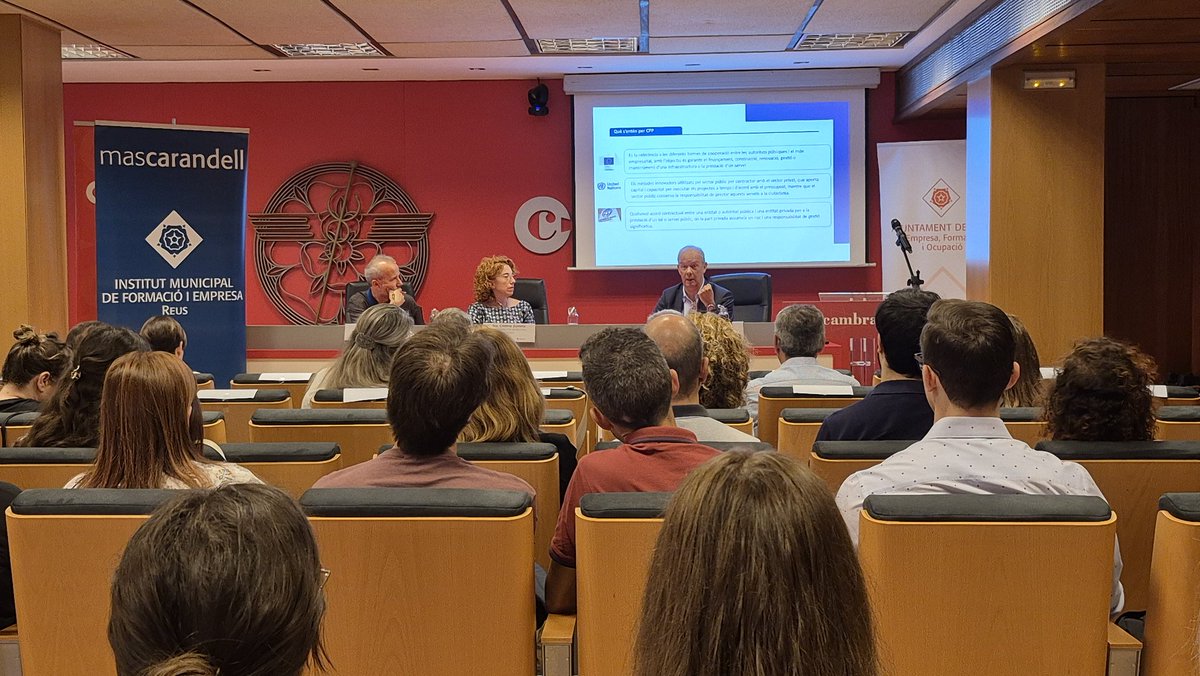 Avui aprenent de la "Col•laboració públicoprivada eficient: confiança, resultats i governança compartida. Cas Guipúscoa-Debarrena" a <a href="/cambrareus/">Cambra de Reus</a>