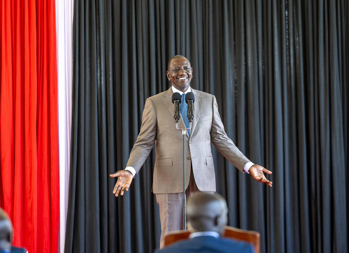 WilliamsRuto's tweet photo. We must all work together to unite our nation and reject any attempts to divide us along tribal lines. Let us stay focused on our shared development aspirations, which promise inclusive growth for all.

As a government, we remain committed to working with leaders across the political spectrum to confront the challenges facing Kenyans and to implement programmes and projects that fast-track our country’s socio-economic transformation.

At State House Nairobi, hosted over 600 leaders from the African Independent Pentecostal Church of Africa (AIPCA).