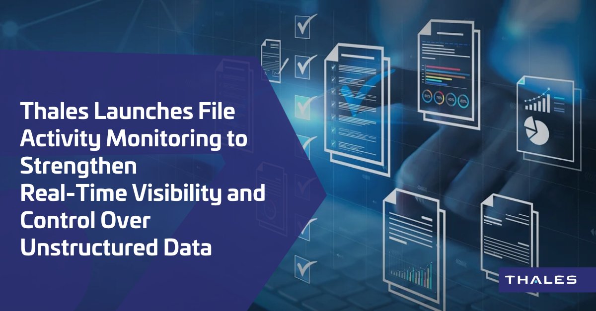 🚨 Big News: Say Hello to File Activity Monitoring (FAM)!

Our powerful new capability within the Thales CipherTrust #DataSecurity platform, enhances enterprise visibility and control over unstructured data. 🛡️

Find out more ⬇️

cpl.thalesgroup.com/data-security/…