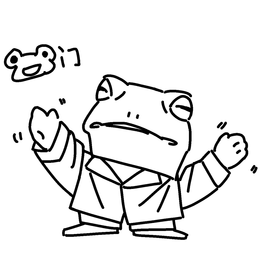 frogwwwwwfrog's tweet photo. day4✋🐸🤚 #フロクロ #frog96 https://t.co/OP5RRQtU3K