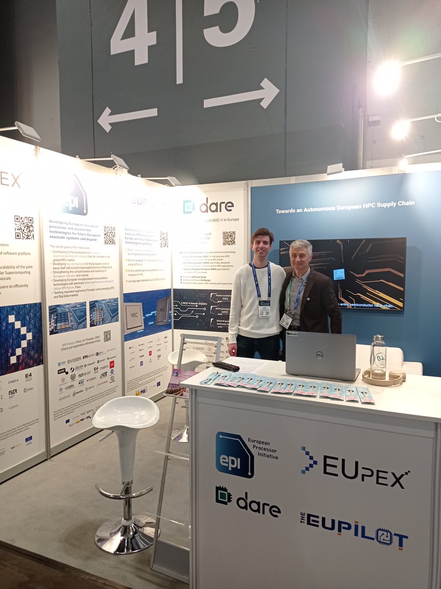 DARE (@dare_euproject) on Twitter photo #ISC25 started!
Join us at booth G54 and for a BoF session on Shaping Europe’s Digital Autonomy with <a href="/EuProcessor/">EU processor</a> <a href="/EUPEX_pilot/">EUPEX Pilot</a> <a href="/pilot_euproject/">EUPILOT</a>
isc.app.swapcard.com/widget/event/i… #ISC25 started!
Join us at booth G54 and for a BoF session on Shaping Europe’s Digital Autonomy with <a href="/EuProcessor/">EU processor</a> <a href="/EUPEX_pilot/">EUPEX Pilot</a> <a href="/pilot_euproject/">EUPILOT</a>
isc.app.swapcard.com/widget/event/i…