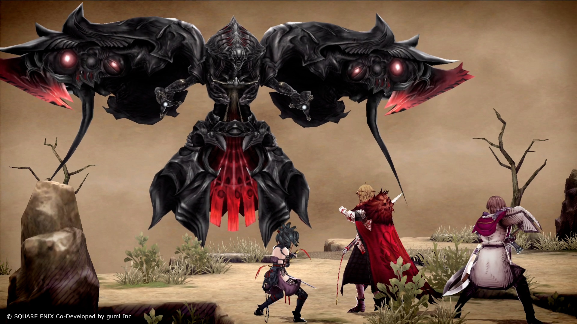 炎の背景を持つ武将像 FFBE幻影戦争 公式 on X: 