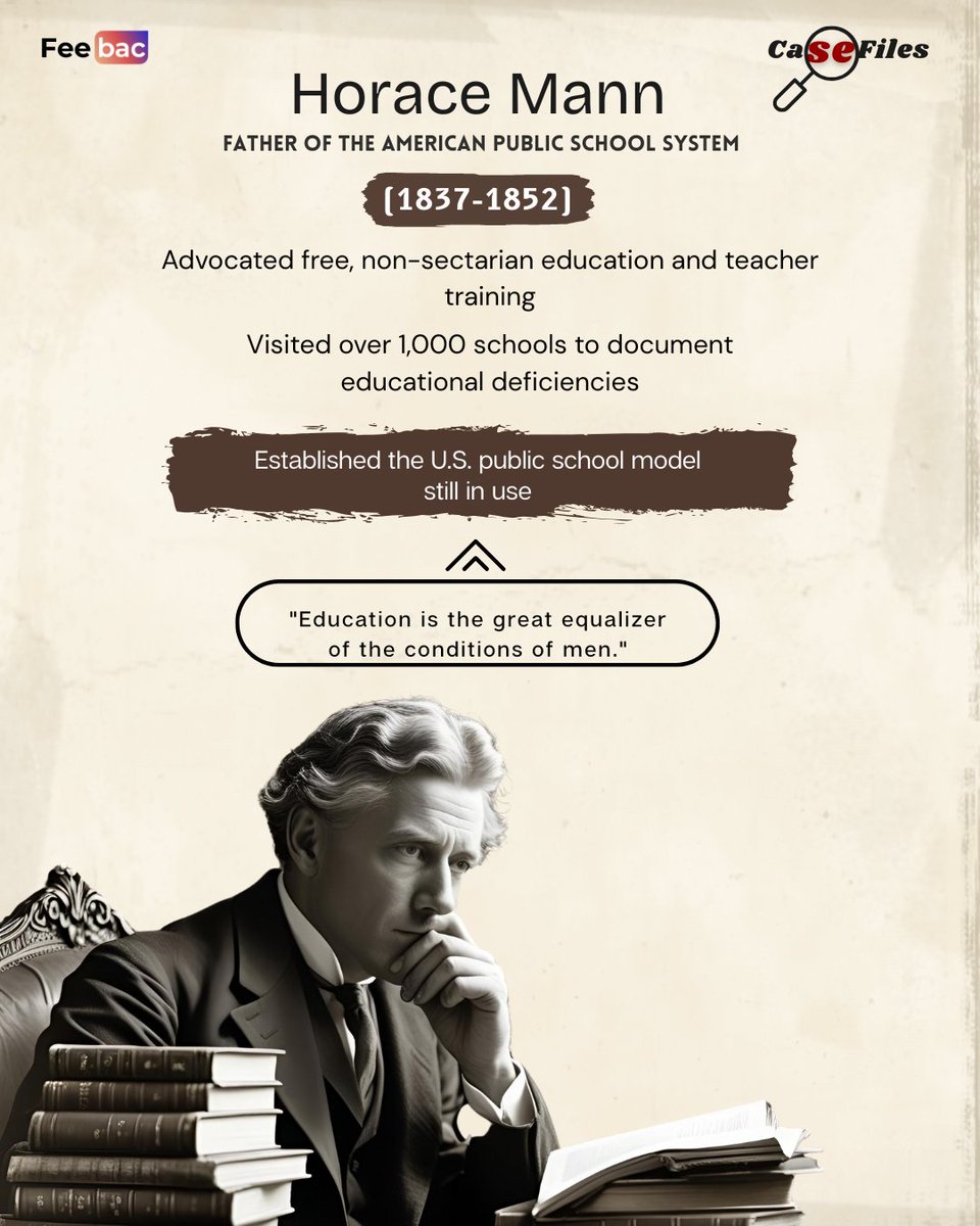feebac_media's tweet image. 📚 Who transformed how we learn?
Meet educators who turned ideas into movements.
Their legacy lives in every classroom, every mind. 💡🌐
#EducationHistory #WisdomInTeaching #LegacyInLearning #TeachingPower #EducationRevolution #GlobalEducation #FeebacExplains