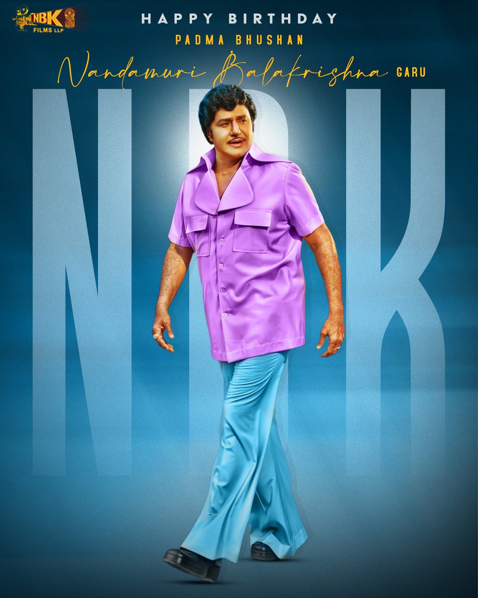 NBKFilms_'s tweet photo. Here’s wishing the lion-hearted Legend, our very own Padma Bhushan #NandamuriBalakrishna garu, a roaring Happy Birthday! ❤️

May you keep inspiring generations with your passion, power and presence.

#HappyBirthdayNBK https://t.co/HcFHOlm1cV