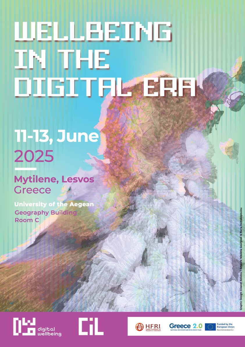 🎓 Digital Wellbeing | 11–13/6, Univ. of the Aegean
3 days of talks, ethics &amp; tech, feat. Sven Helbig live (12/6)!
🔗 dwb.aegean.gr
#DigitalWellbeing #WELLBEINGproject #SvenHelbig #Posthumanism #AIandSociety