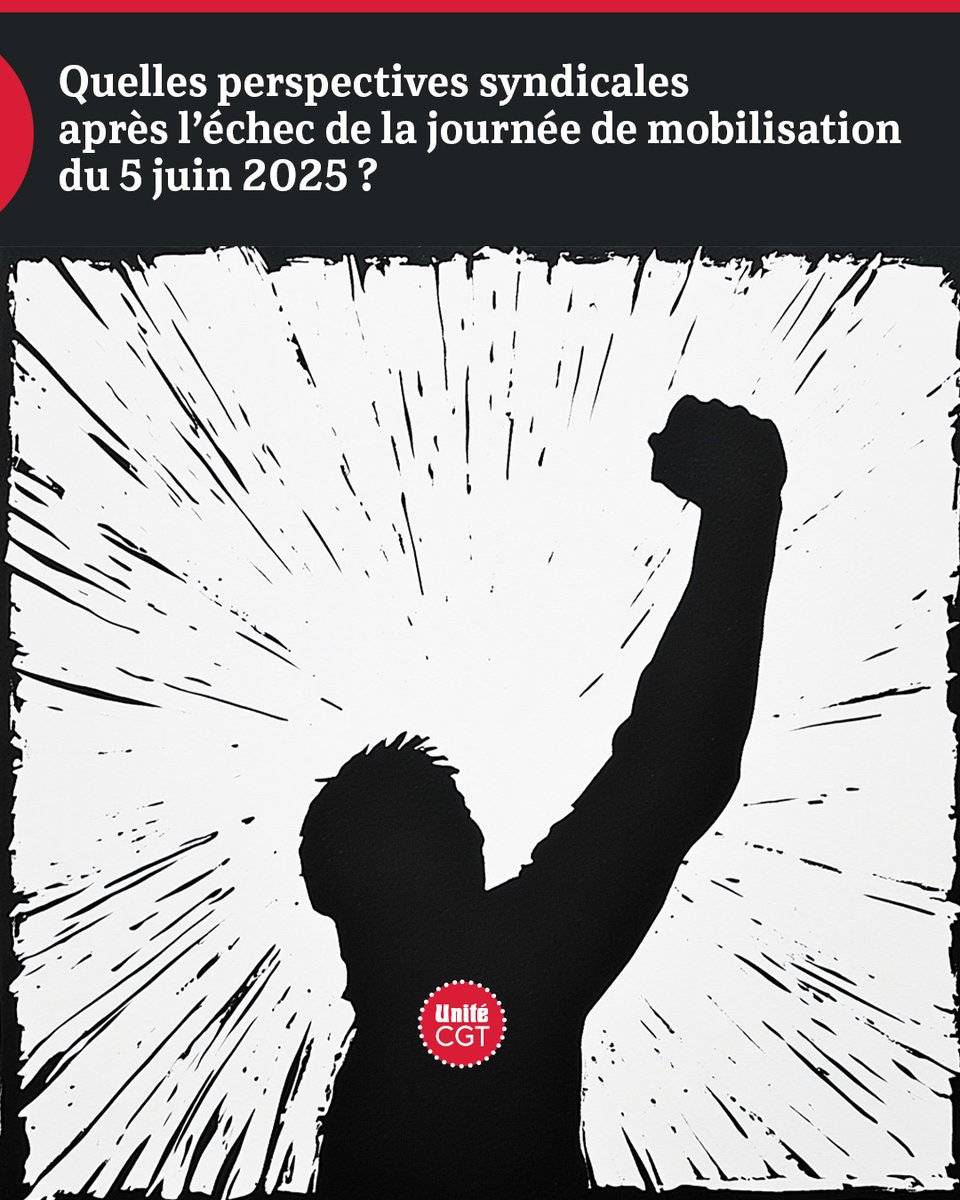UniteCGT's tweet image. 🔴 𝐐𝐮𝐞𝐥𝐥𝐞𝐬 𝐩𝐞𝐫𝐬𝐩𝐞𝐜𝐭𝐢𝐯𝐞𝐬 𝐬𝐲𝐧𝐝𝐢𝐜𝐚𝐥𝐞𝐬 𝐚𝐩𝐫𝐞̀𝐬 𝐥’𝐞́𝐜𝐡𝐞𝐜 𝐝𝐞 𝐥𝐚 𝐣𝐨𝐮𝐫𝐧𝐞́𝐞 𝐝𝐞 𝐦𝐨𝐛𝐢𝐥𝐢𝐬𝐚𝐭𝐢𝐨𝐧 𝐝𝐮 𝟓 𝐣𝐮𝐢𝐧 𝟐𝟎𝟐𝟓 ?
Lire notre article ici : tinyurl.com/46p6tevu ou directement sur unitecgt.fr