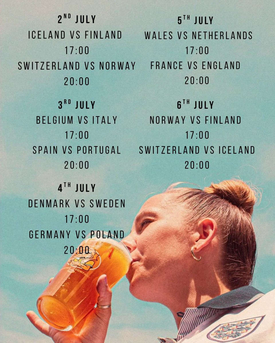 ⚽️ Football Fever calls for a pint, (or 5).🍻Check out the first week fixtures and book your team in now! 👇

castletooting.com/?modal=booking

#womenseuros #tootingfootball #sw17 #tootingbroadway #womensfootball #thegirlsarebackintown