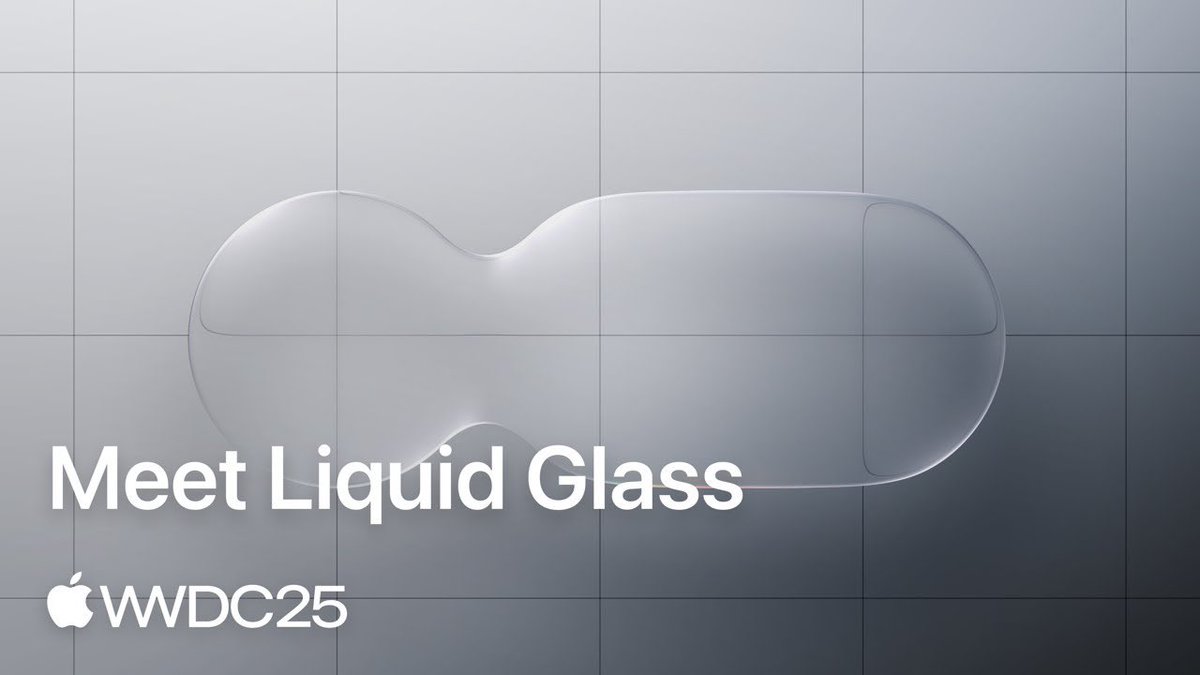 It’s like if Apple Aqua had a child #WWDC25
