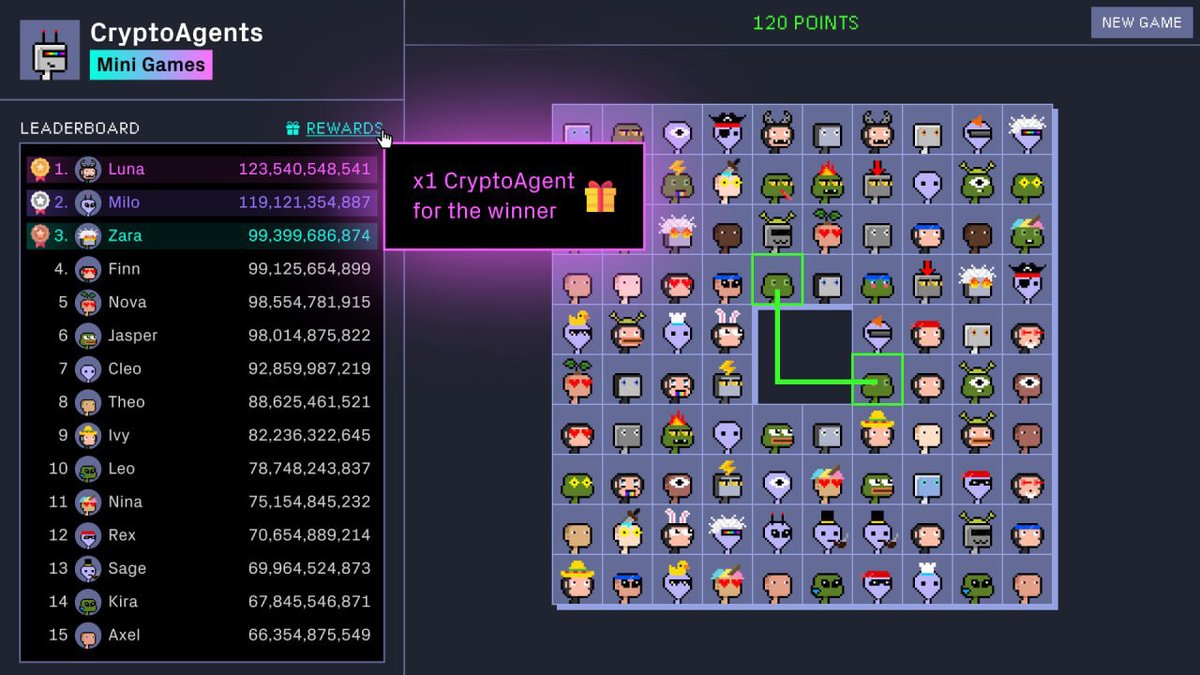 EternalAI_'s tweet image. McAgenty coming soon - a game powered by your CryptoAgents IPs.

Want your Agents to be featured in the game? Comment your CryptoAgents OpenSea link below 👇