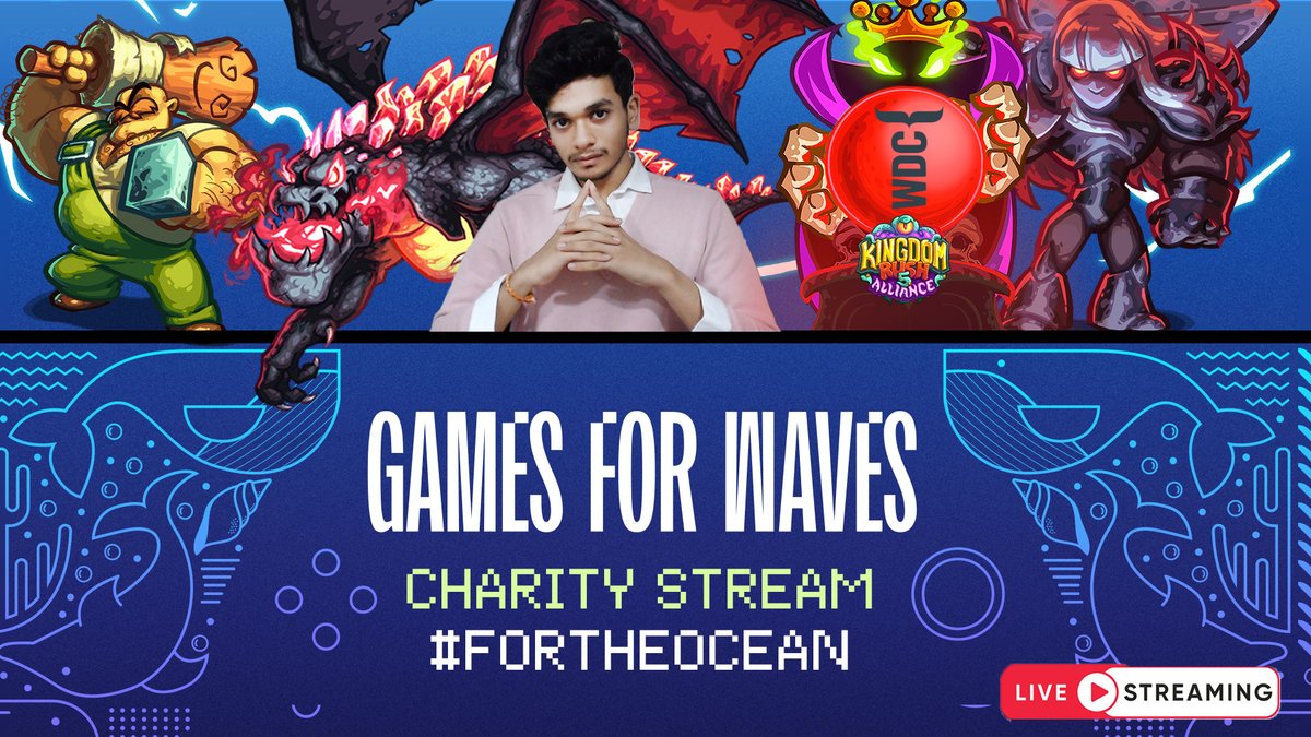 Prahant (@gamingprahant) on Twitter photo #WODFEST
Fundraising for the ocean. Teaming up with <a href="/ironhidegames/">Ironhide Games Studio</a> to raise funds for <a href="/GamesForWaves/">Games For Waves</a> in support of their Amazing work!
Join Today's Stream 👉 youtube.com/live/u8ajnpvh_…
#Kingdomrushalliance #Strategygames #Ironhidegamestudios #WODFEST
Fundraising for the ocean. Teaming up with <a href="/ironhidegames/">Ironhide Games Studio</a> to raise funds for <a href="/GamesForWaves/">Games For Waves</a> in support of their Amazing work!
Join Today's Stream 👉 youtube.com/live/u8ajnpvh_…
#Kingdomrushalliance #Strategygames #Ironhidegamestudios