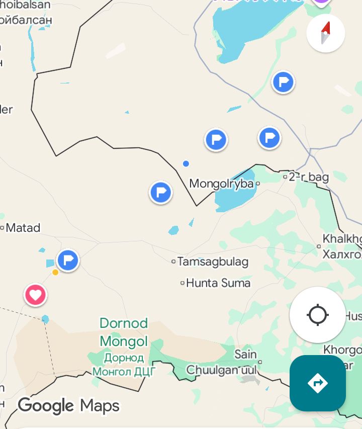 Location of oil fields in Mongolia and China. 
Block 20 bottom left. South west.
