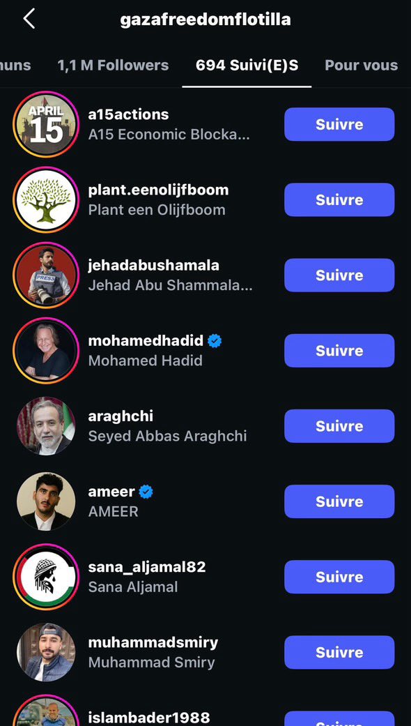 femmeazadi's tweet photo. Greta est déjà dans un avion pour rentrer 

Rima refuse le départ volontaire pour être enfermée plus longtemps et jouer les martyrs. Que les insoumis arrêtent de bordéliser le pays, c’est sa décision. 

La petite flottille suit les comptes de plusieurs hauts dignitaires de la république islamique et membres du régime de Téhéran  ( dont le fils de Khomeini, l’ancien président Rohani et le ministre Aghartchi ) … sans compter tous les comptes pro Hamas et pro Hezbollah. Le Freedom Flotilla est directement lié à un cadre politique du Hamas … l’un des participants à des liens et soutient le Hezbollah et les Houthis allant jusqu’à se rendre à l’enterrement de Nasrallah. 3 autres se réjouissaient et applaudissaient les attaques du 07 octobre. 

Tout ceci n’a rien d’humanitaire. Au delà de la mascarade en cours, il serait utile que le parlement européen se penche sur les liens de cette expédition avec la république islamique en Iran et ses proxys terroristes…