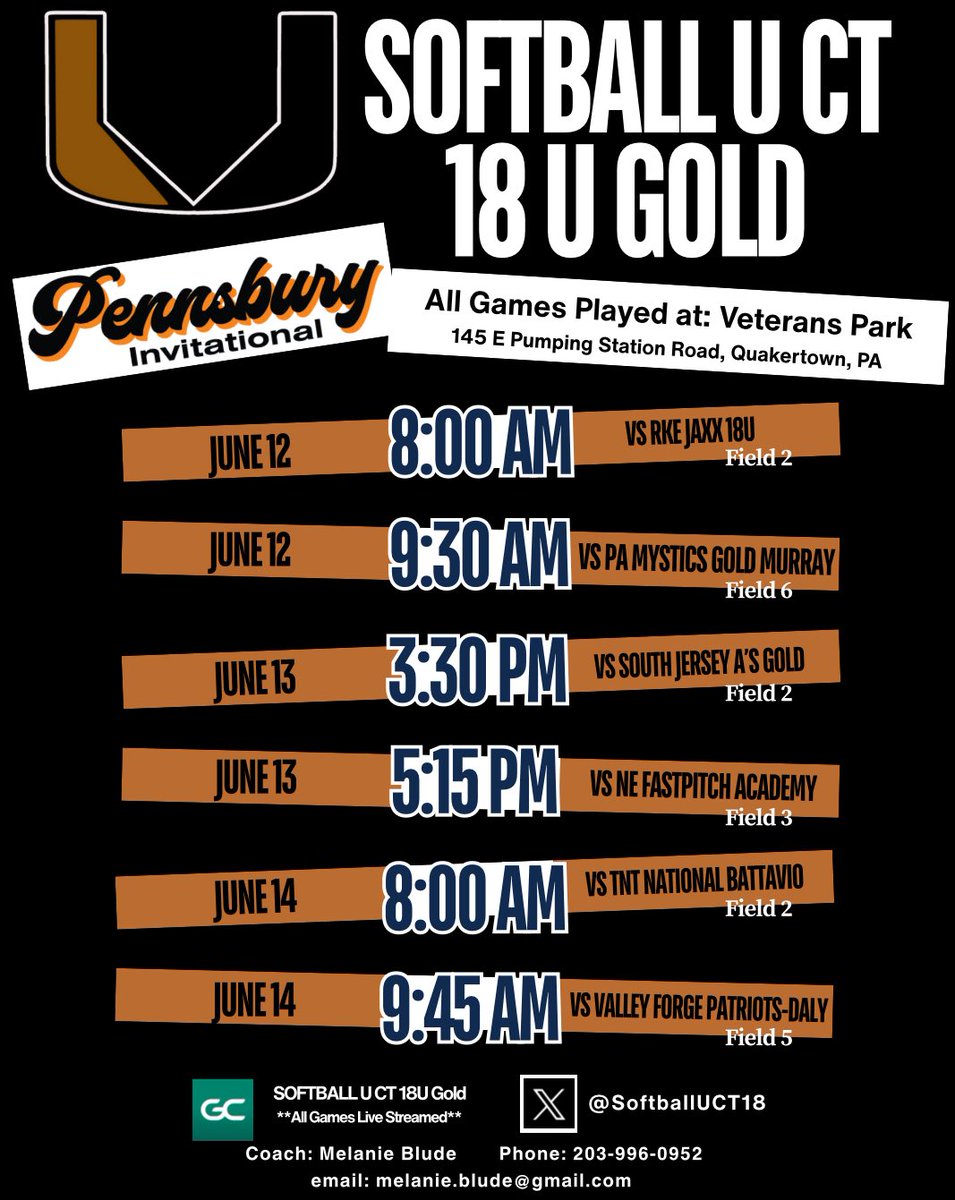 Headed to Pennsbury tomorrow. Come see my team this weekend  ⬇️