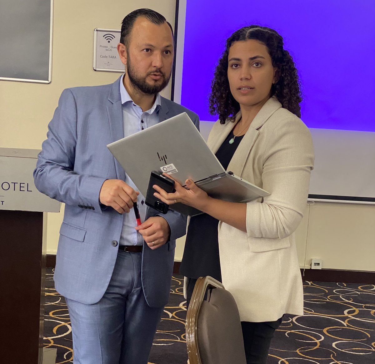 mubs_socials's tweet photo. We aim to gather insights from stakeholders in the climate space to inform the modelling process, Ms. Aya Elwattar , programme officer @AFD_en during the first technical workshop aimwd at updating Uganda’s NDC organiswd by MoWE at Protea https://t.co/ogKvwc22jU