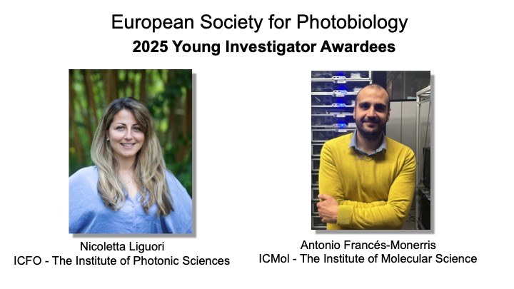 European Society for Photobiology (@eursocphotobiol) on Twitter photo 🥁 Drum roll......the 2025 Young Investigator Awardees have been selected! Congratulations to Nicoletta Liguori <a href="/nikinikki87/">Nicoletta Liguori</a> and Antonio Francés-Monerris <a href="/A_Frances_chem/">Antonio Francés</a> 🎉 They will deliver the Young Investigator Award Lectureship at the #ESPCongress2025 See you all there! 🥁 Drum roll......the 2025 Young Investigator Awardees have been selected! Congratulations to Nicoletta Liguori <a href="/nikinikki87/">Nicoletta Liguori</a> and Antonio Francés-Monerris <a href="/A_Frances_chem/">Antonio Francés</a> 🎉 They will deliver the Young Investigator Award Lectureship at the #ESPCongress2025 See you all there!