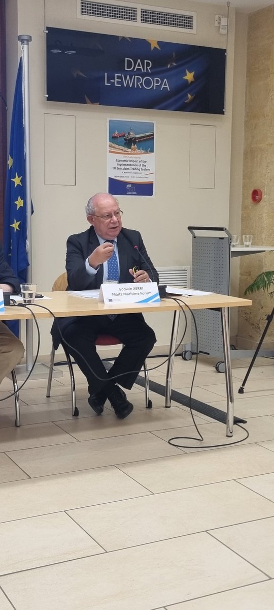 Malta Maritime Forum warns:
- Economic Disadvantage to EU countries because of Lack of Connectivity
- Higher Freight Costs
- Longer Transit Time
📺 Watch live (EN)]
  #ETSmaritimeEU Please engage on Sli.do