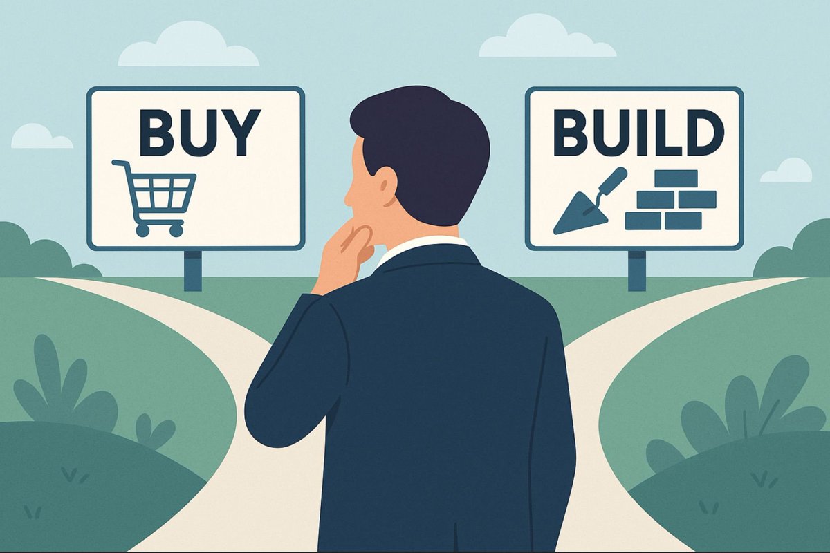 The Buy vs Build Dilemma.

Digital is ironic. Despite its name, it long relied on countless "requirements" documents, tools meant to protect suppliers from disputes and align teams with stakeholders.

Over the past two years, this paradigm has shifted. Fundamentals like