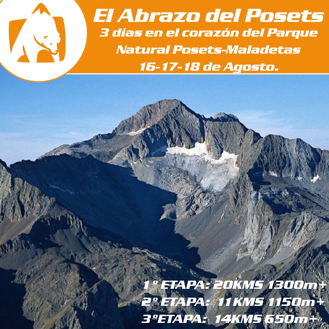 🏔️Travesía del Posets:3 días de pura alta montaña en el corazón del Pirineo. Una experiencia única a los pies del majestuoso Posets (3.375 m), el segundo pico+alto de los Pirineos.3 jornadas atravesando valles glaciares,collados históricos y bosques de pino negro por mítico GR11.
