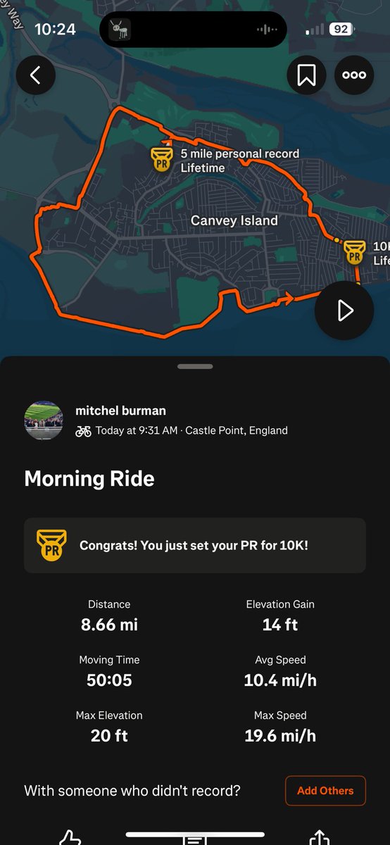 Nice morning ride 🚲