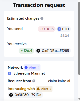 The fee to claim $Stake airdrop for Kaito is more than half of the airdrop itself 😆