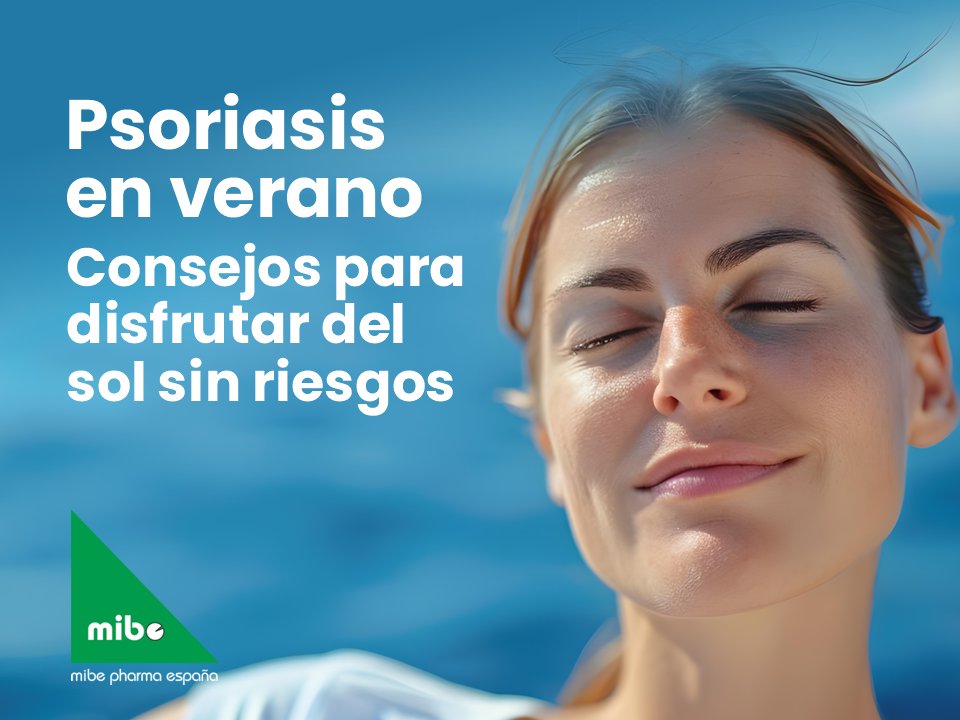 ☀️ ¿Tienes psoriasis y te preocupa el verano?
Buenas noticias: con el cuidado adecuado, el sol puede ayudarte. Descubre cómo disfrutar del calor sin riesgos

👉 mibepharma.com/es/patologia-t…

#Psoriasis #CuidadoDeLaPiel #VeranoSaludable #MibePharma