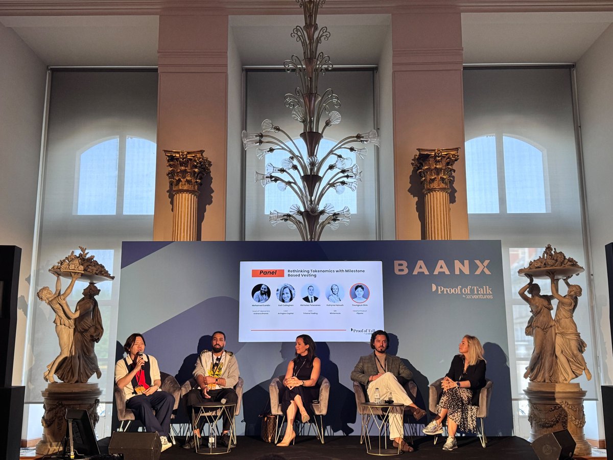 Flipster (@flipster_io) on Twitter photo ๐ค Panel session in progress!
Our Head of Product, Youngsun Shin (<a href="/youngsunlive/">Youngsun Shin</a>), is live on stage discussing โRethinking Tokenomics with Milestone Based Vestingโ alongside other brilliant minds in the space.
Tune in now ๐ค๐ญ
#FlipsterinParis #PoT2025 ๐ค Panel session in progress!
Our Head of Product, Youngsun Shin (<a href="/youngsunlive/">Youngsun Shin</a>), is live on stage discussing โRethinking Tokenomics with Milestone Based Vestingโ alongside other brilliant minds in the space.
Tune in now ๐ค๐ญ
#FlipsterinParis #PoT2025