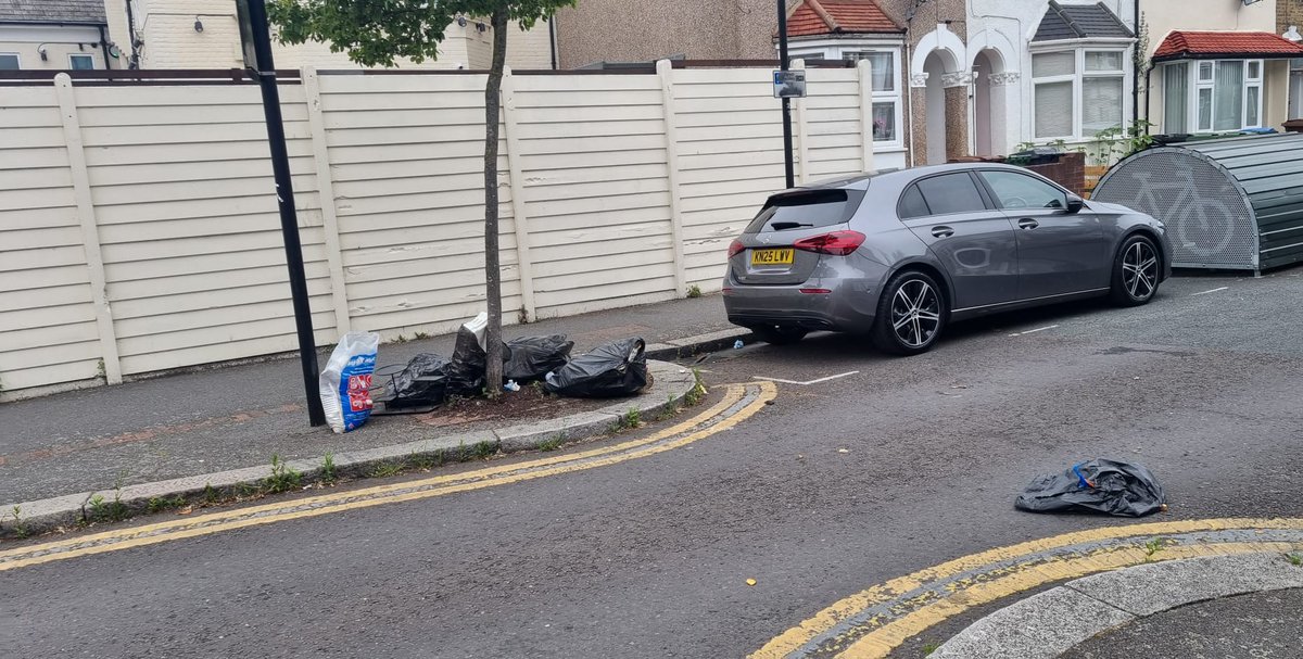 Ramsay Rd again!! This issue has been reported a many times and yet nothing useful has been done that's stopped this fly-tipping. <a href="/wfcouncil/">Waltham Forest Council</a>