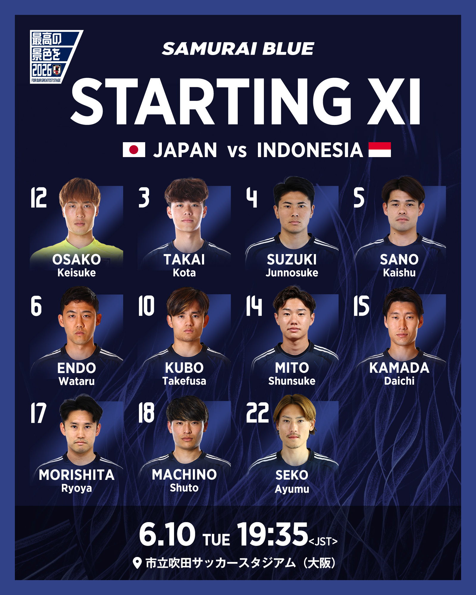 日本代表 SAMURAI BLUE 2009 サッカー サッカー日本代表 🇯🇵 on X: 