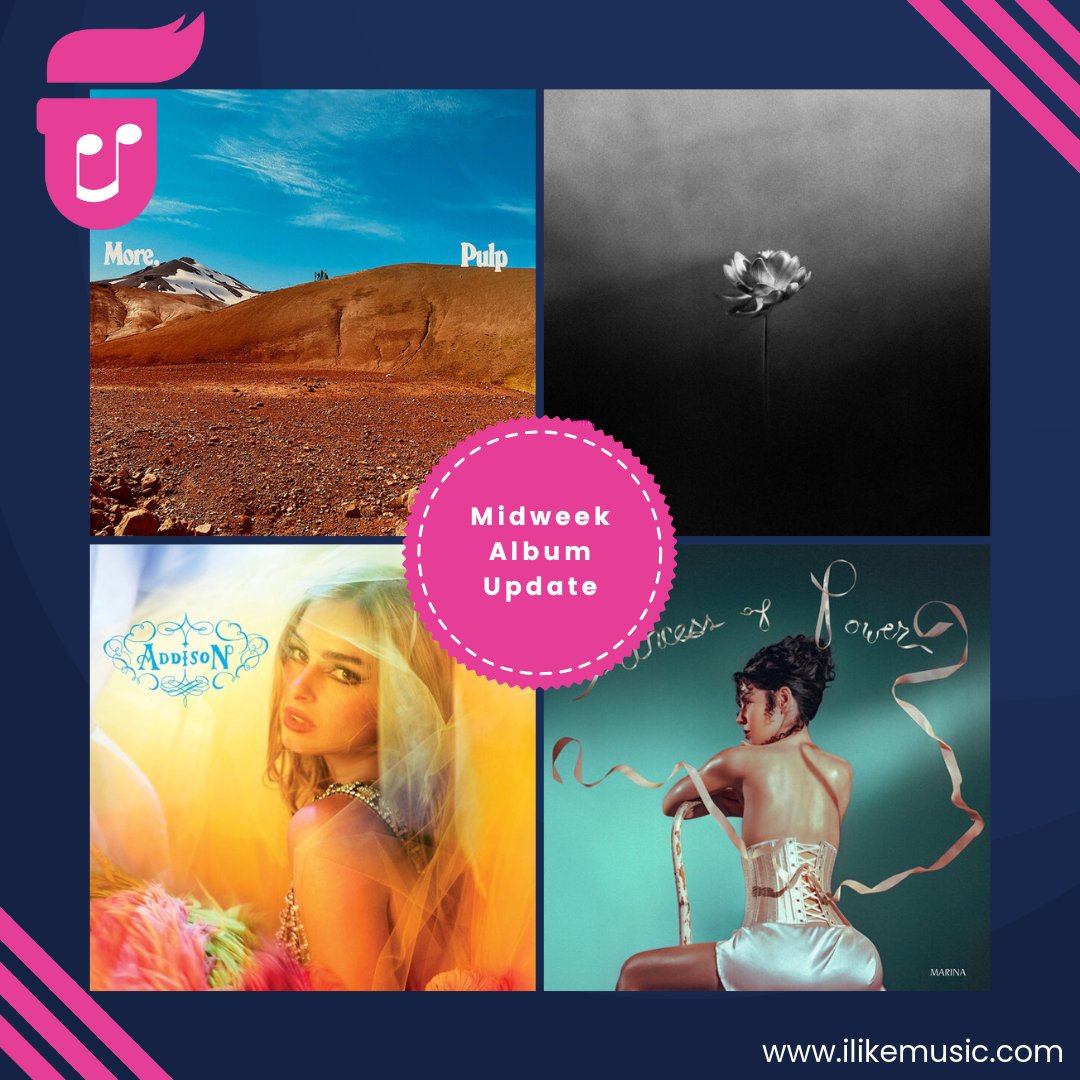 Midweeks are here! Enjoy all the latest charting tracks from artists such as Sabrina Carpenter, Ed Sheran and see top rated albums from Pulp and more! Visit ilikemusic.com

#licensedmusic #officialcharts #b2b