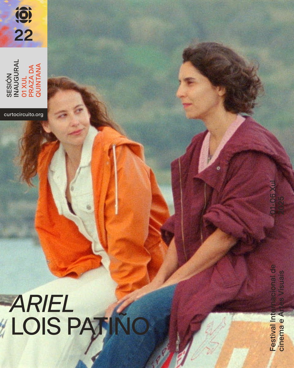✨ A estrea española de 𝘼𝙧𝙞𝙚𝙡, o novo filme de #LoisPatiño, inaugura #Curtocircuíto2025!

O filme explora a obra 'La Tempestad' de Shakespeare nunha mestura de paisaxe, metacine e experimentalismo.

🗓 1 de xullo - 22:30 h
📍 Praza da Quintana
🎫 Entrada libre

🤝 <a href="/CCultura/">Compostela Cultura</a>