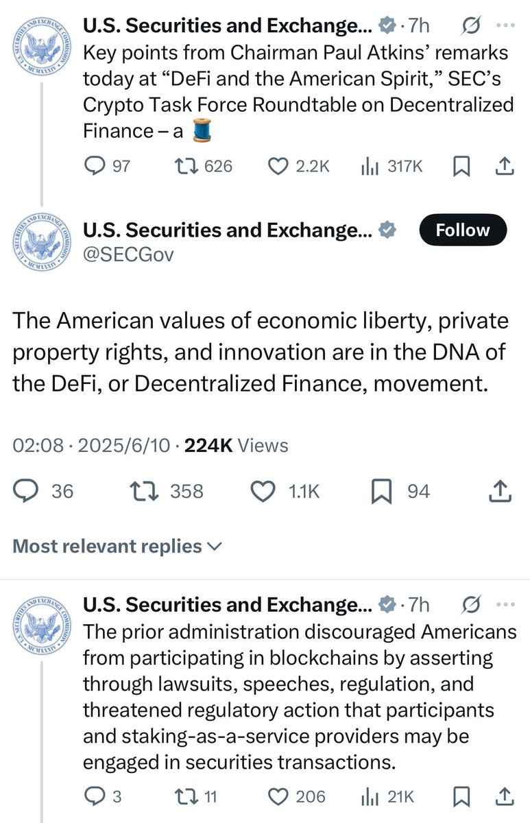 坚定看好ETH及生态UNI，AAVE，COMP等原因，一是以太被低估了，牛市对BTC汇率看回升，二是加密政策放开，有真实收入，用户，产品的项目，最先受益传统资本流入，三是华尔街资金之前就去比特币，最近在流入以太坊建仓，而且华尔街在加密投资金额整体不低于AI叙事，OpenAI和微策略谁融资多？AI叙事感觉要