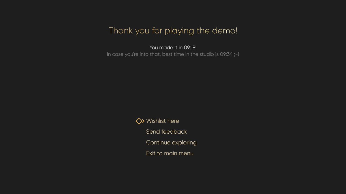 SE4LS_'s tweet image. Really enjoyed the @MIOinOrbit Demo on steam! Managed to clear the dev's time: