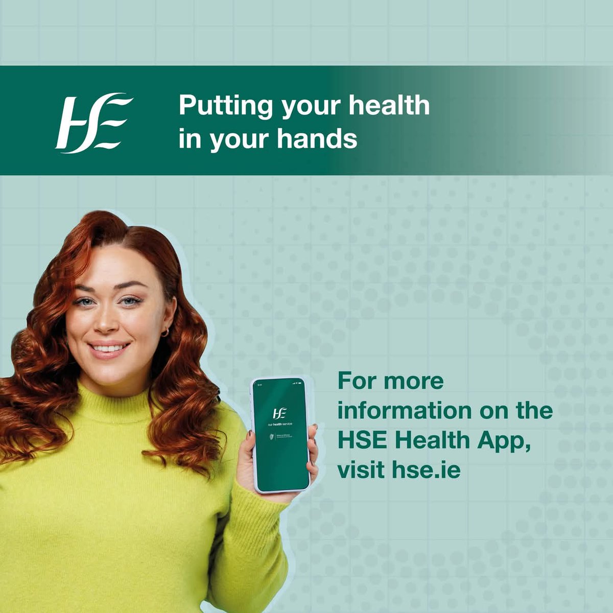 CoombeHospital's tweet image. Manage your healthcare easily with the HSE Health App!
Download the app to view your Coombe Hospital appointments, store your medication information, and carry a digital copy of your EHIC.
Available on the App Store and Google Play.
Learn more hse.ie/health-app