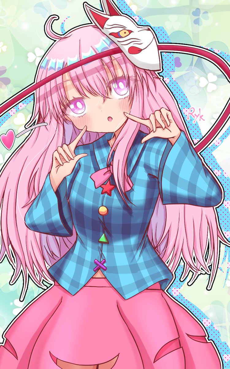 こころちゃん描いた！
#秦こころ
#東方Projectㅤㅤㅤㅤ