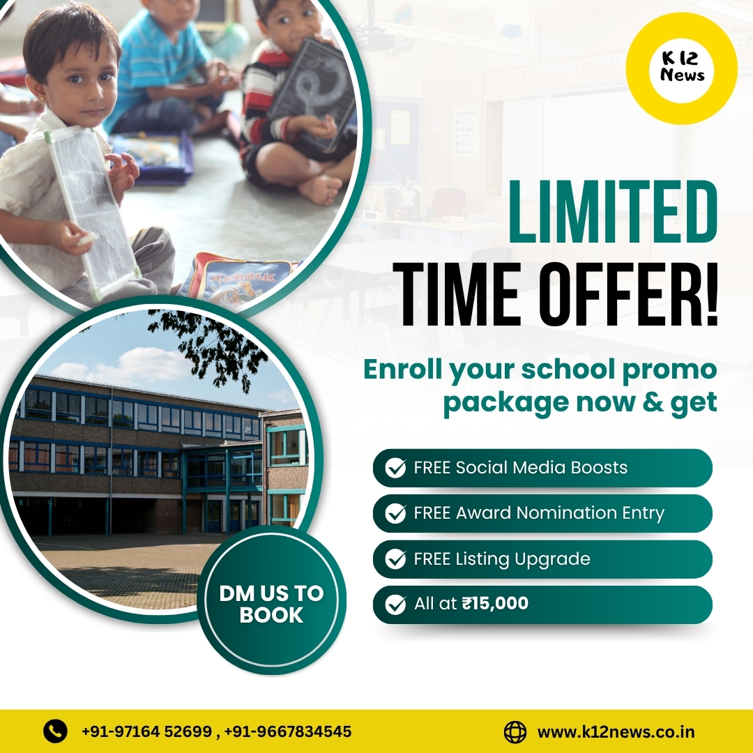 K12NewsIndia's tweet photo. ⏰ 𝐋𝐈𝐌𝐈𝐓𝐄𝐃 𝐓𝐈𝐌𝐄 𝐎𝐅𝐅𝐄𝐑!
🎓𝑺𝒄𝒉𝒐𝒐𝒍 𝑶𝒘𝒏𝒆𝒓𝒔, 𝑫𝒐𝒏’𝒕 𝑴𝒊𝒔𝒔 𝑻𝒉𝒊𝒔!

Enroll in the promo package at ₹𝟏𝟓,𝟎𝟎𝟎 and unlock:
💥 FREE Social Media Boosts
🏆 FREE Award Nomination Entry
📢 FREE Listing Upgrade
#SchoolPromotion #Schools #K12News https://t.co/nLHtLISzw0
