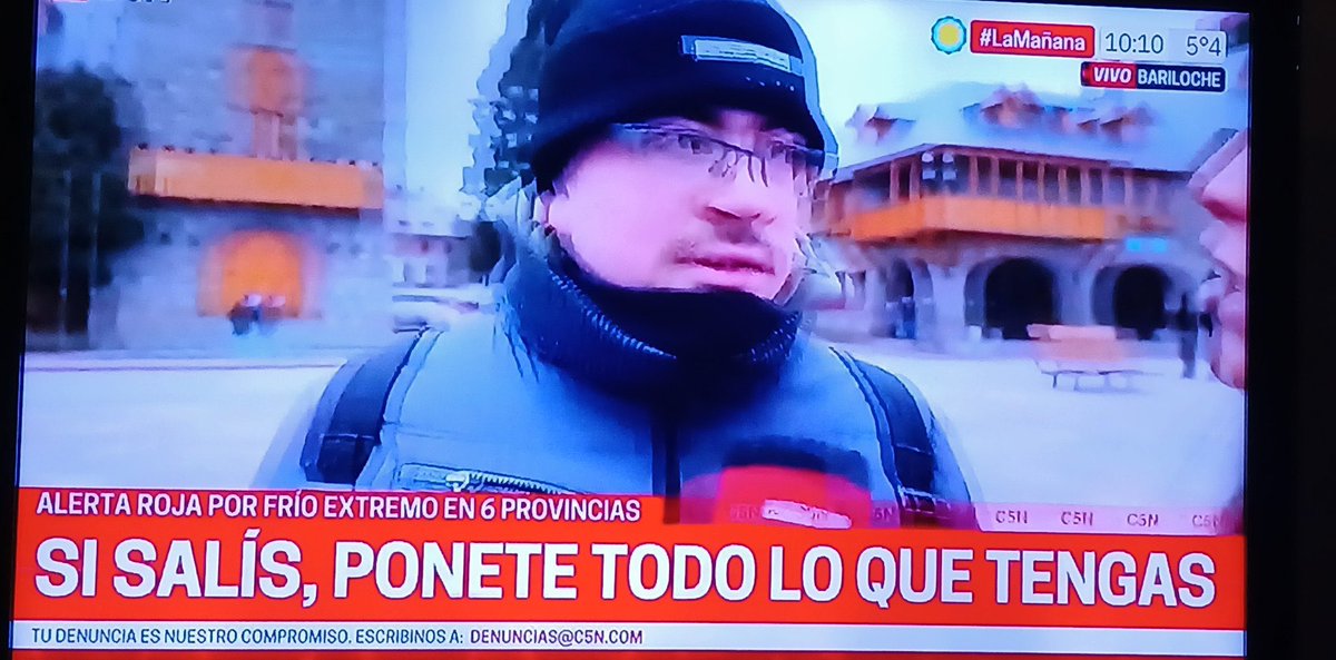 Está fresco afuera 🥶