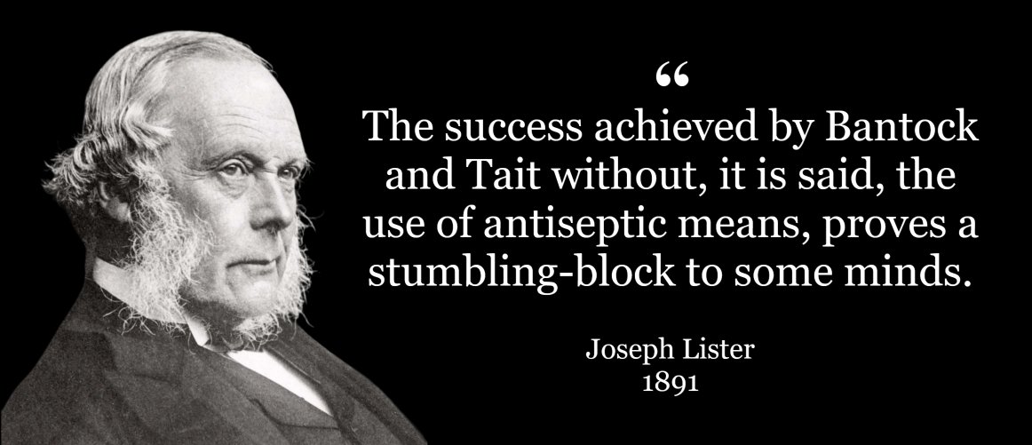 Aldhissla45's tweet image. Joseph Lister, the "father of modern surgery", was rejected by numerous surgeons.
They opposed germ theory and performed surgeries without antiseptic precautions.
These surgeons argued that germs were scavengers of tissue devoid of its vitality.
pmc.ncbi.nlm.nih.gov/articles/PMC24…