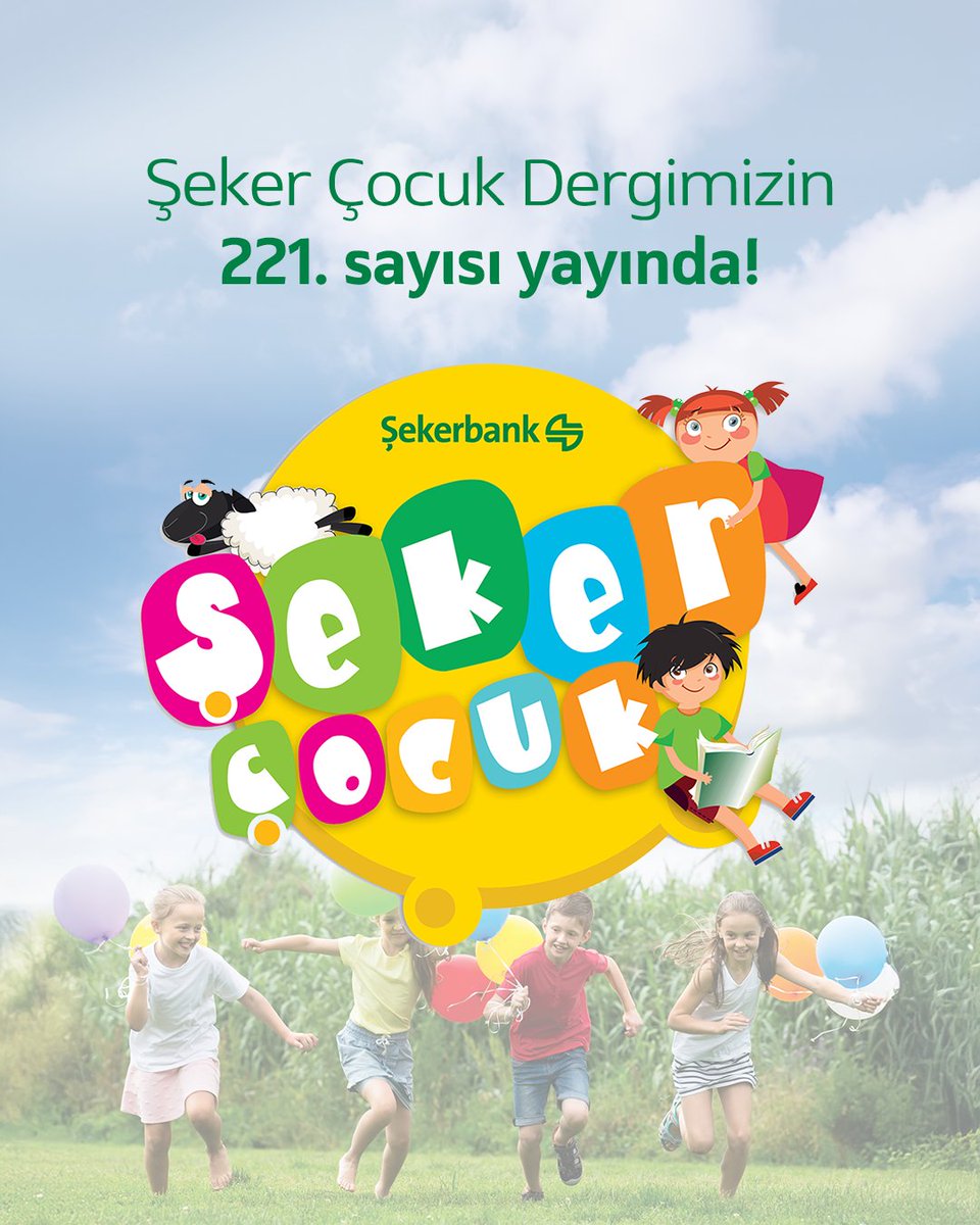 221. sayısıyla şubelerimizde yerini alan Şeker Çocuk dergimiz, bu sayıda da minik okurlarına dopdolu bir içerik sunuyor! 💚

Yeni kitap önerileri, eğlenceli bulmacalar ve çok daha fazlası bu sayıda sizleri bekliyor.

Şeker Çocuk ile çocuklarımız hem eğlenecek hem öğrenecek! 🎈
