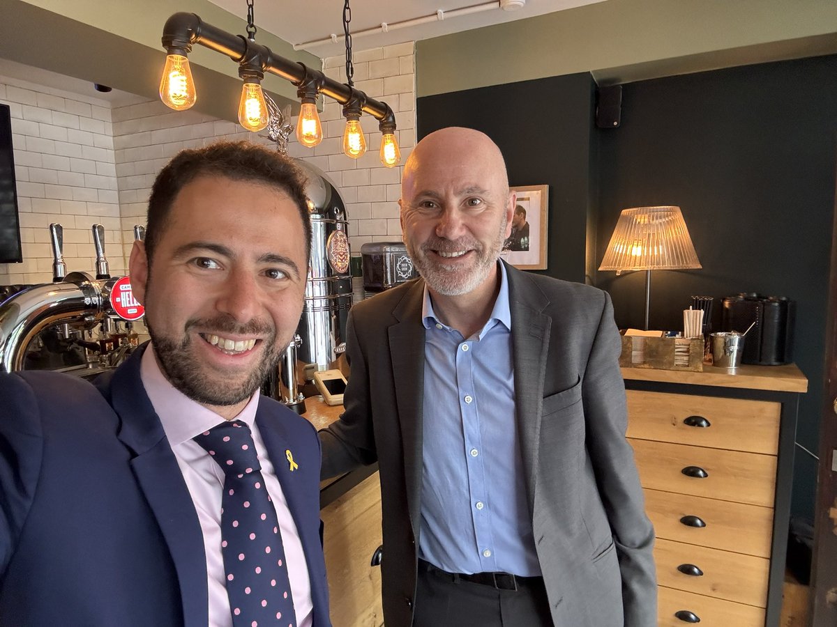 Good catch up with <a href="/JVN_org_uk/">JVN</a> Chair Clive Nathan yesterday to talk about how the @BoarofDeputies and JVN might work closer together. Our 300+ Deputies are all volunteers and the lifeblood of our organisation.