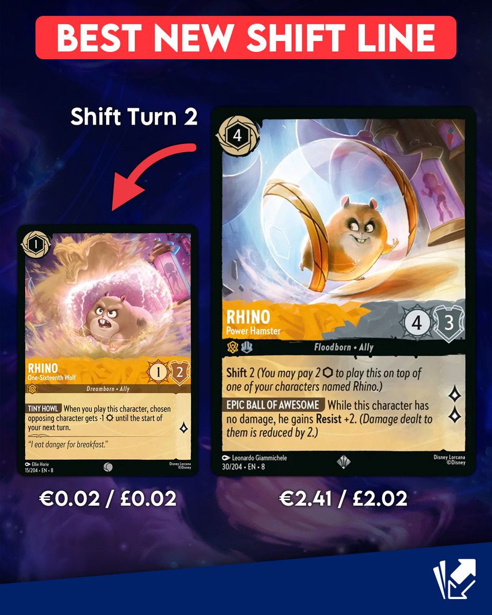🐹 Rhino - Power Hamster is one of the best new tools that Amber Steel players have received from Reign of Jafar 🟡 ⚪ 

Shifting this cute little guy on Turn 2 feels great 💪