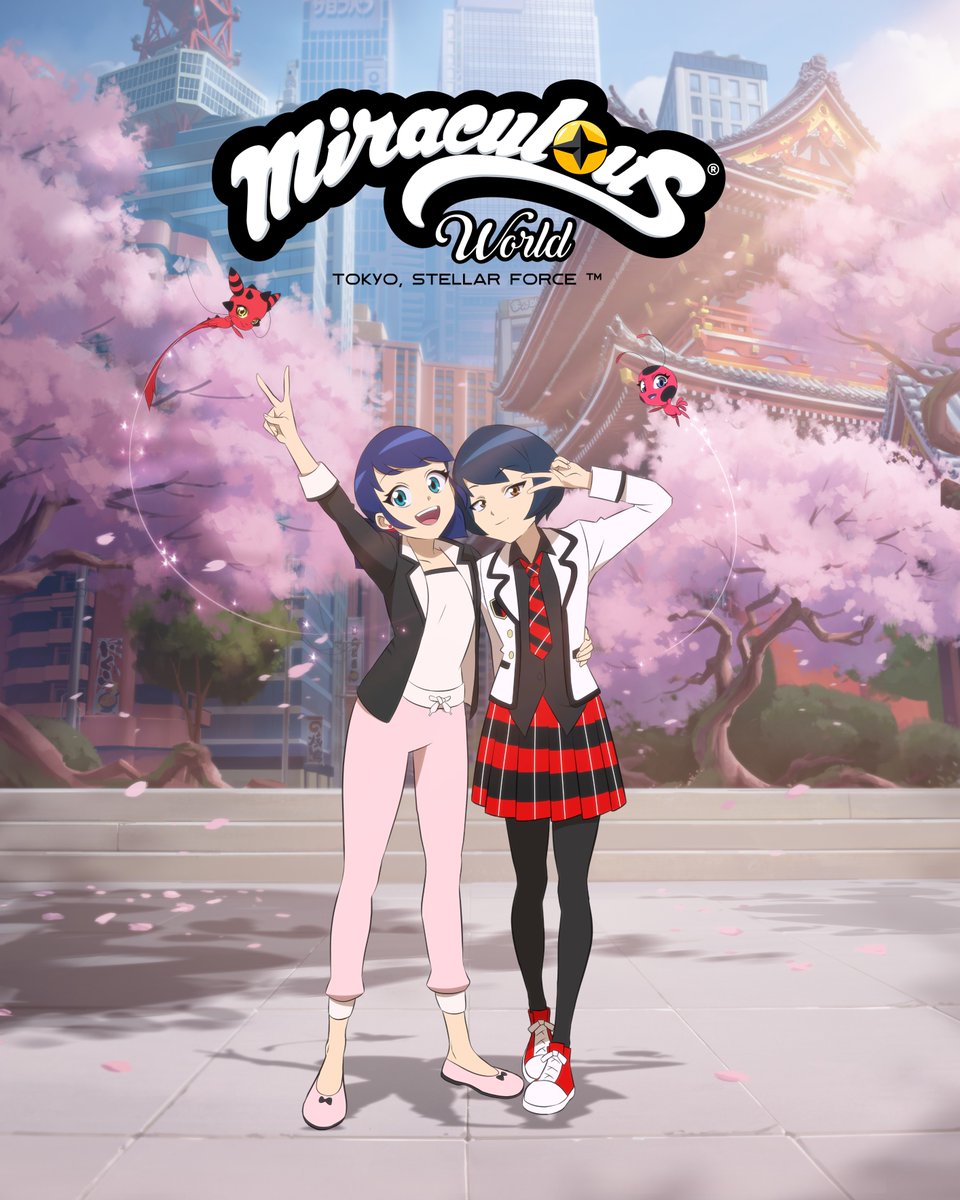 Ready for a new destination? We’re heading to Tokyo! 🇯🇵✈️ 

Miraculous World: Tokyo, Stellar Force, the debut adventure in the all-new Miraculous Stellar Force series, is coming soon!

Stay tuned 👀
