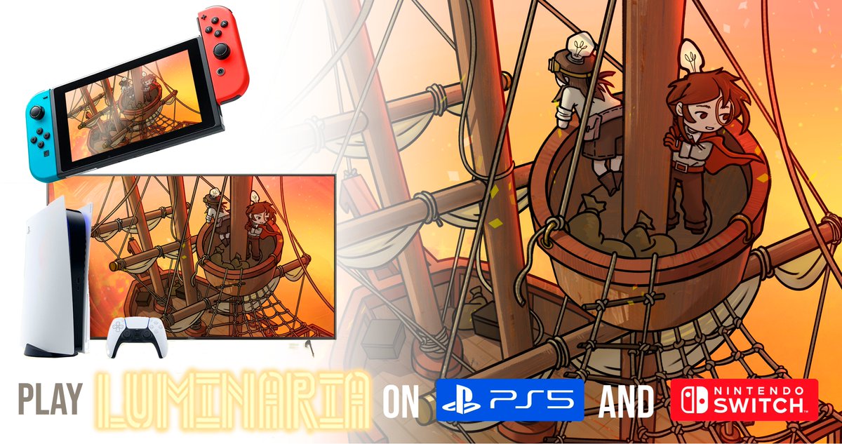 🎉 Luminaria: Dark Echoes is now available on all platforms.
Get ready to fight the darkness...

LAUNCH IS NOW LIVE !💛

💡#Steam
store.steampowered.com/app/2690580/Lu…

💡#PS5 
store.playstation.com/es-es/concept/…

💡#Switch 
nintendo.com/es-es/Juegos/P…

#LuminariaIsLive #GameLaunch #AvailableNow #IndieDevs